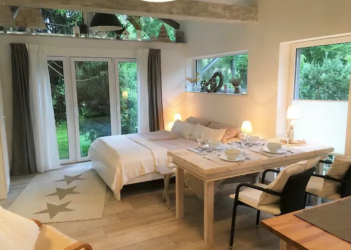 Gartenapartment Strandgut Mit Outdoor Whirlpool Und Garten Lägenhet